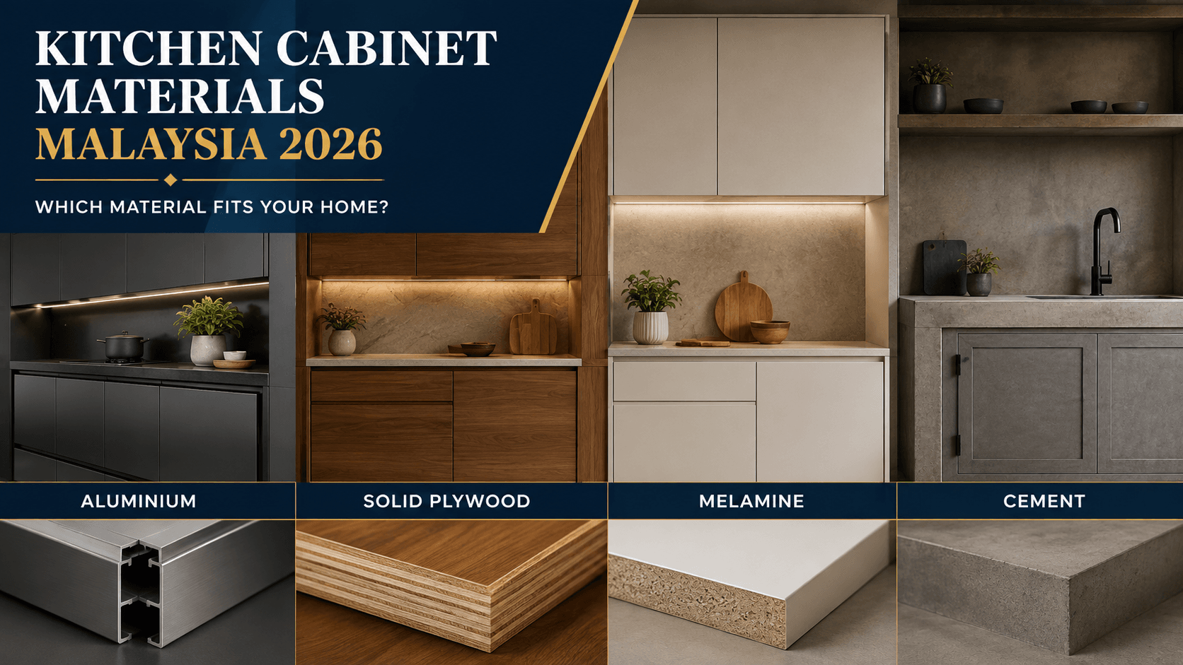 kitchen cabinet materials