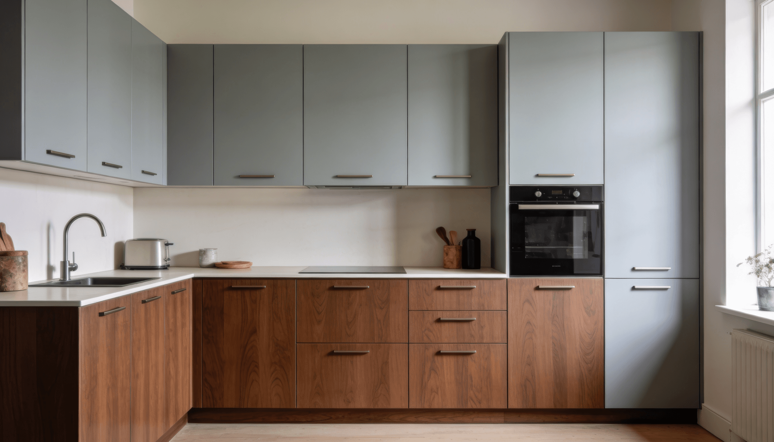 Kitchen Cabinet Johor Bahru Two-Tone Kitchen Ideas, Kitchen Cabinet, Kitchen Appearance, Kitchen Cabinet Design, Kitchen Cabinet Choice, Kitchen Cabinet Options, Two Toned Kitchens