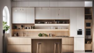 Solid Plywood Kitchen Cabinet