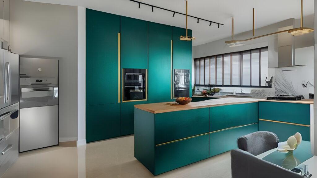 aesthetic aluminium cabinets, kitchen, decor, design