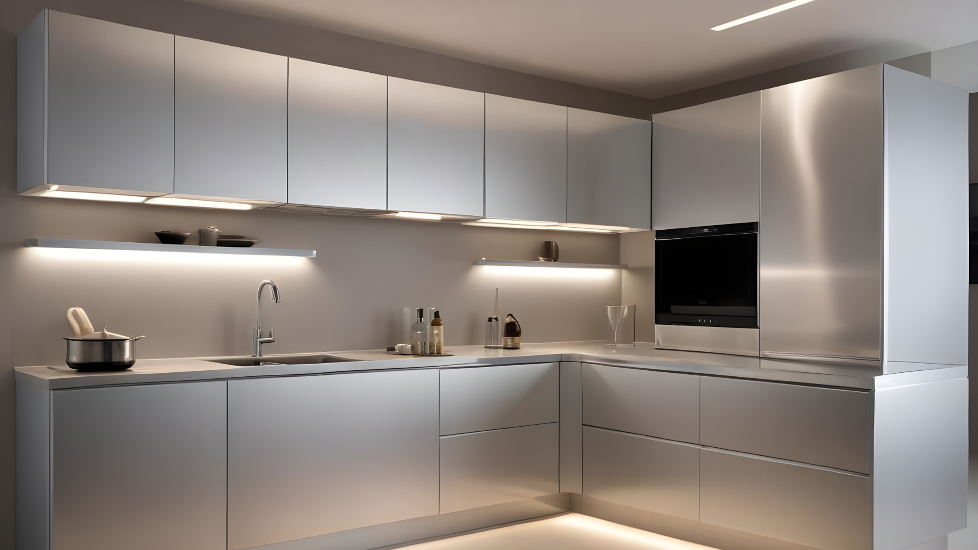 Futuristic Aluminium Cabinets, Kitchens, Home, Decor, Design, Interior