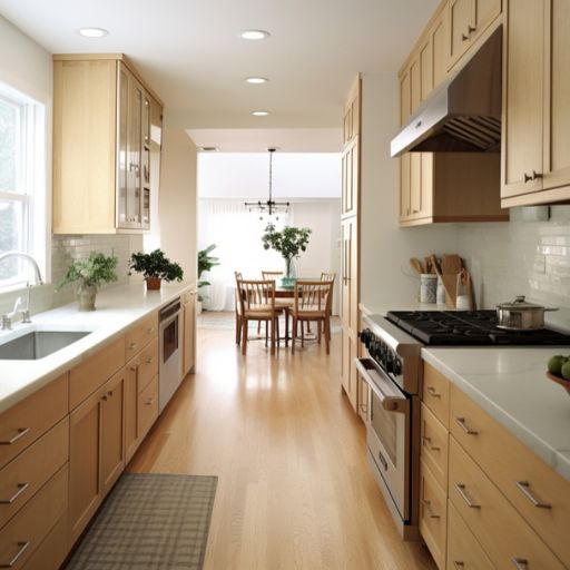 Eco Friendly Solid Plywood Kitchen Cabinet