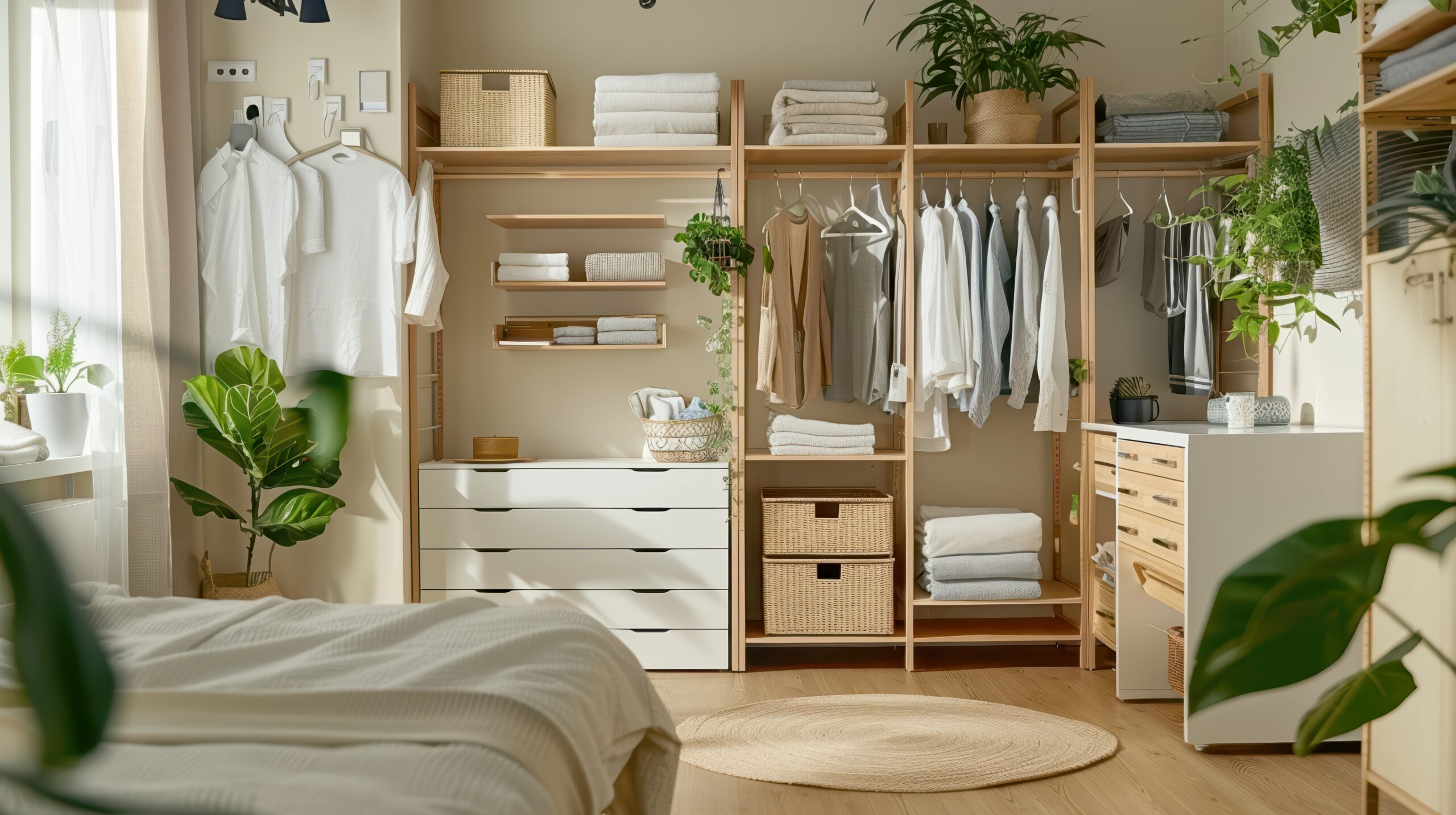 Shared Wardrobe, Space, Home, Organisation, Planning, Interior,