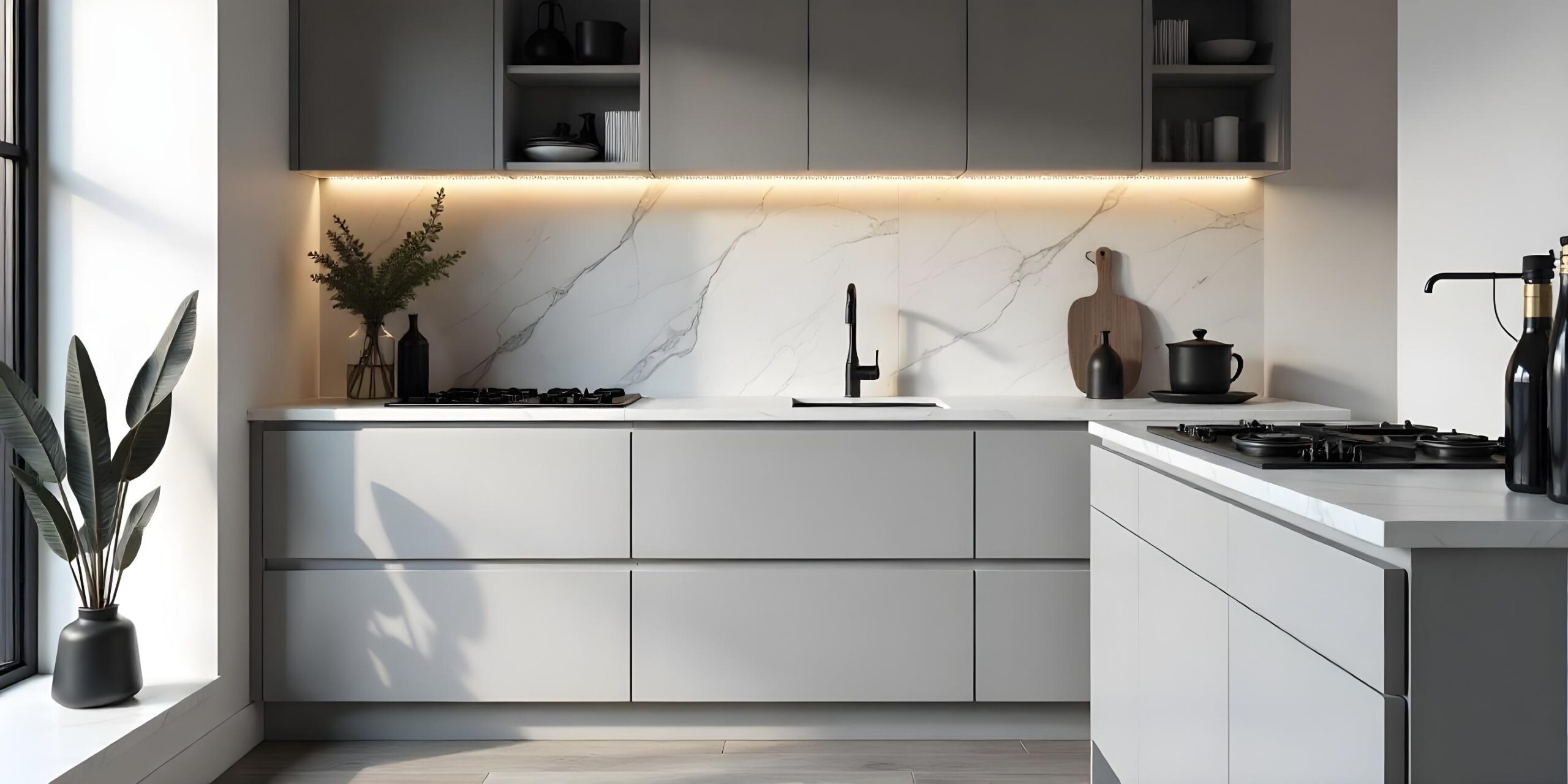 minimalist aluminium kitchen cabinets, home kitchen cabinets, aluminium honeycomb cabinets