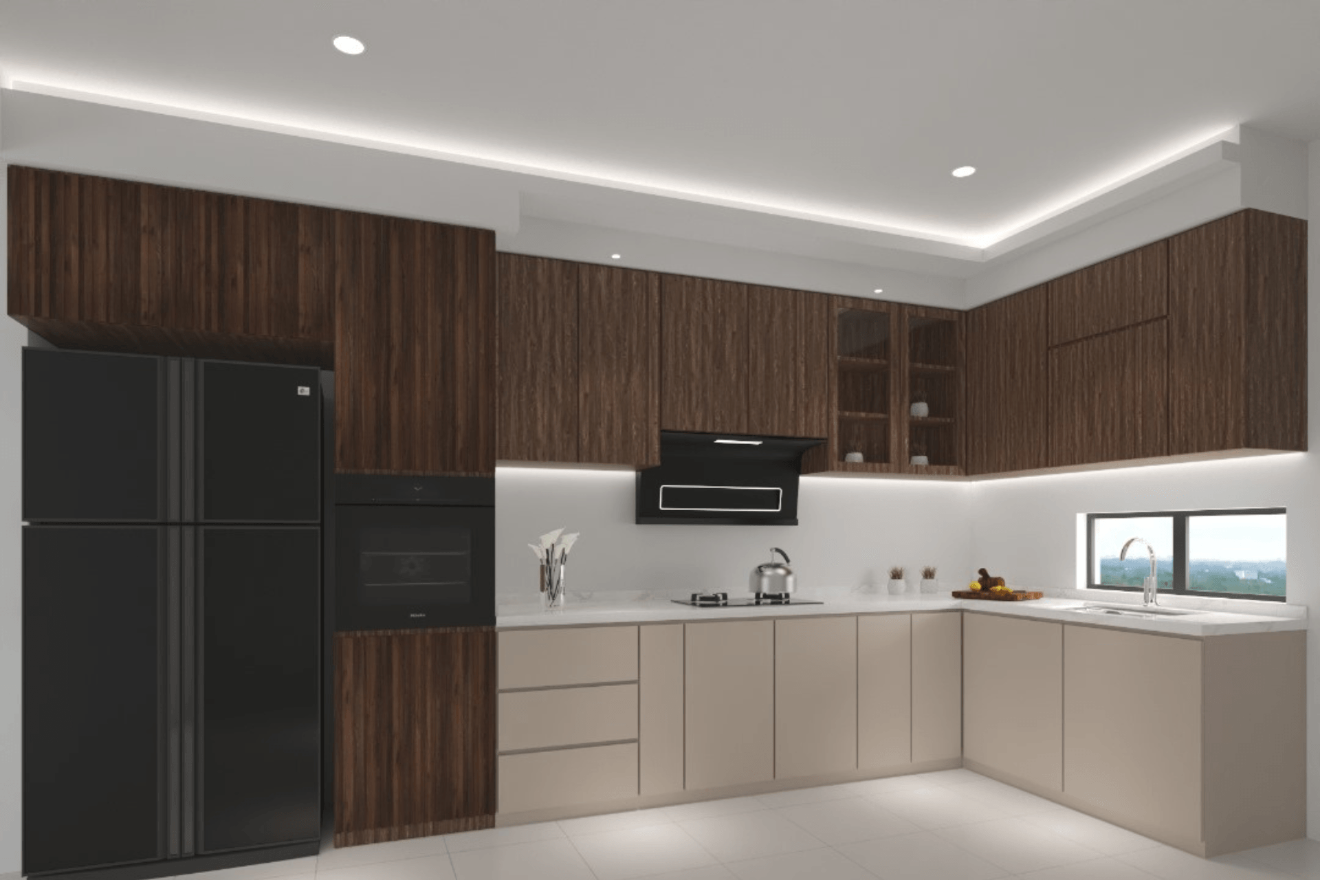 Kitchen Cabinet Johor Bahru Seamless Kitchen Design, Kitchen Planning, Kitchen Design, Kitchen Outlook, Kitchen Appearance, Kitchen Aesthetic
