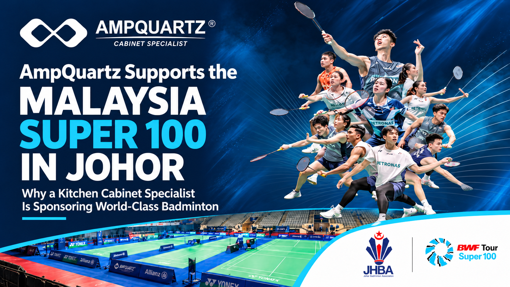 Kitchen Cabinet Johor Bahru Ampquartz Supports Malaysia Super 100